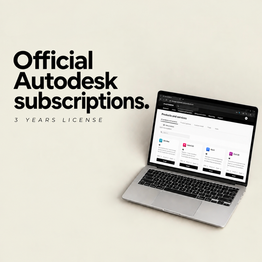 Official Autodesk Subscription (3 Years)